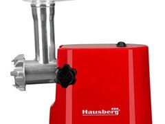 Masina de tocat carne Hausberg HB-3415R,1200W,1Kg/min,Rosu